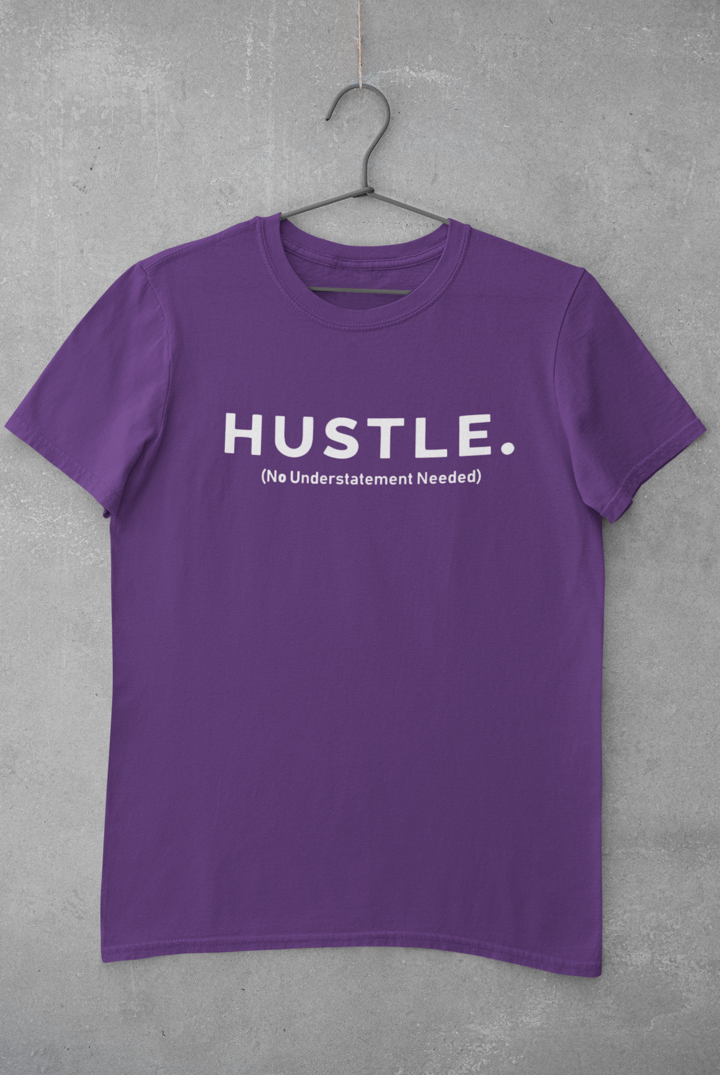 Hustle Mens Half Sleeves T-shirt- FunkyTeesClub