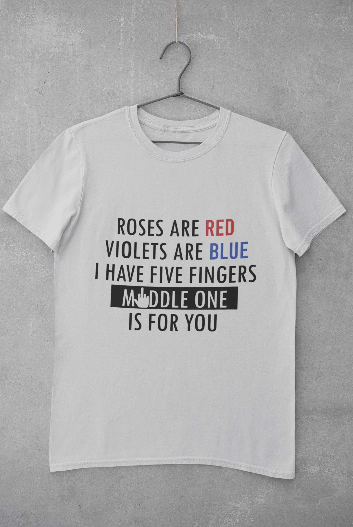 Middle One Women Half Sleeves T-shirt- FunkyTeesClub