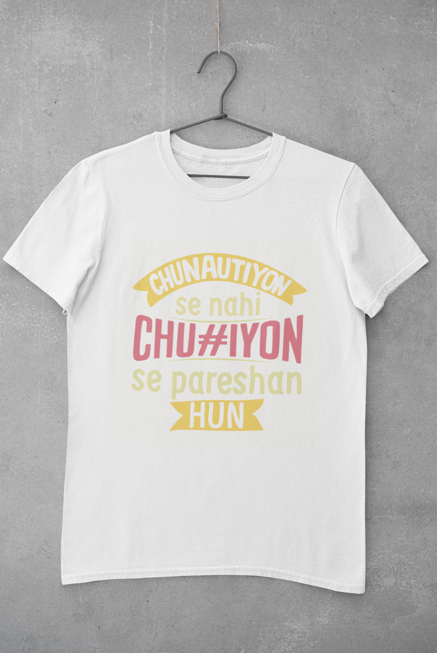Chunautiyon Mens Half Sleeves T-shirt- FunkyTeesClub
