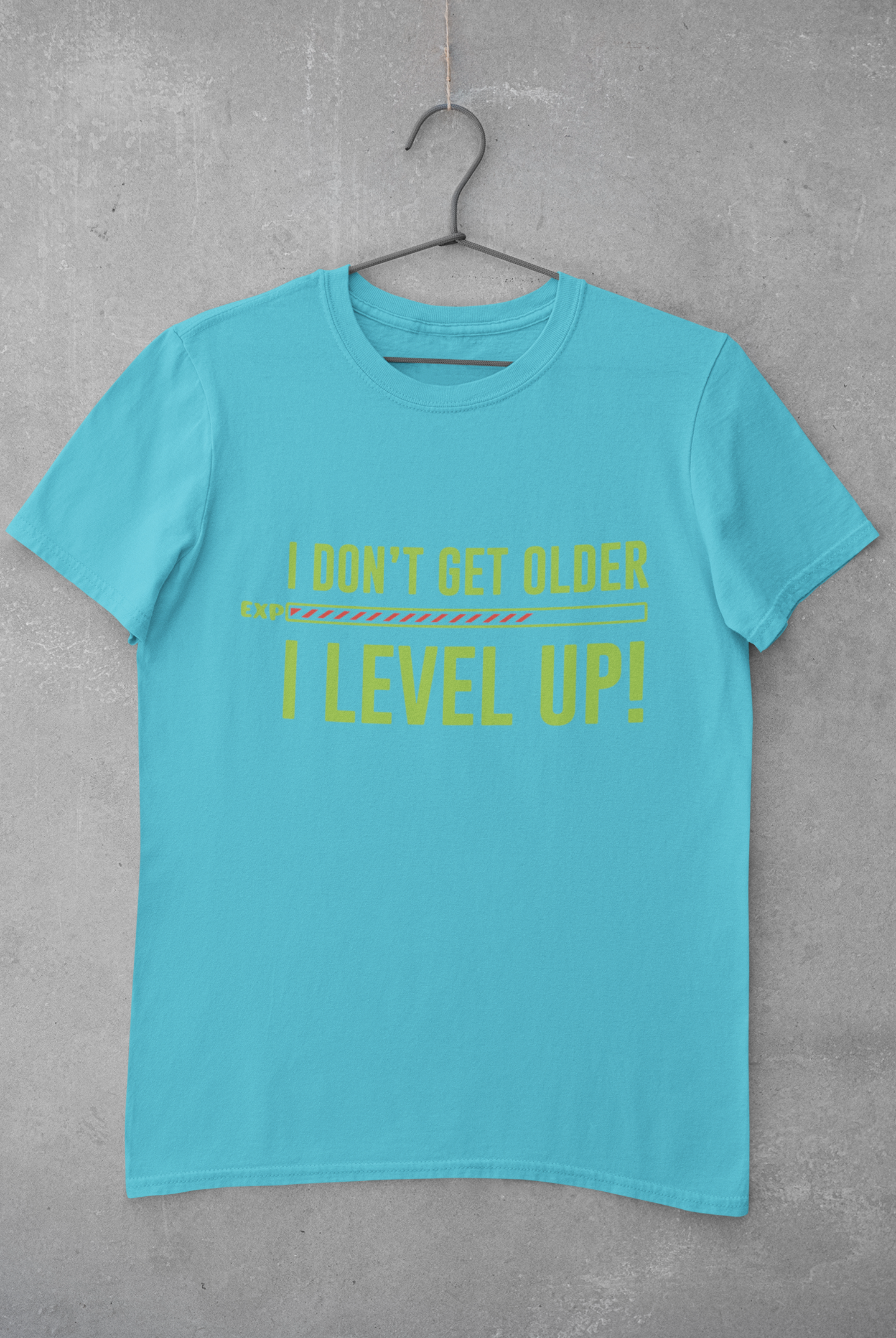 I Level Up Mens Half Sleeves T-shirt- FunkyTeesClub