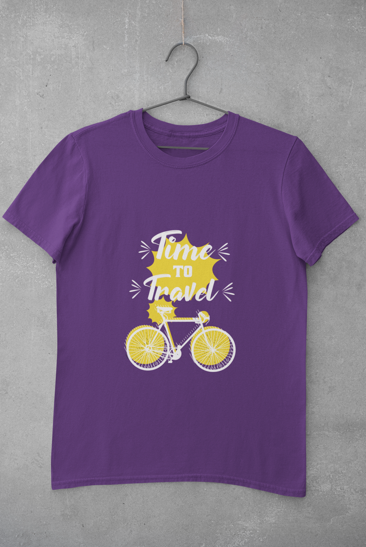 Time To Travel Women Half Sleeves T-shirt- FunkyTeesClub