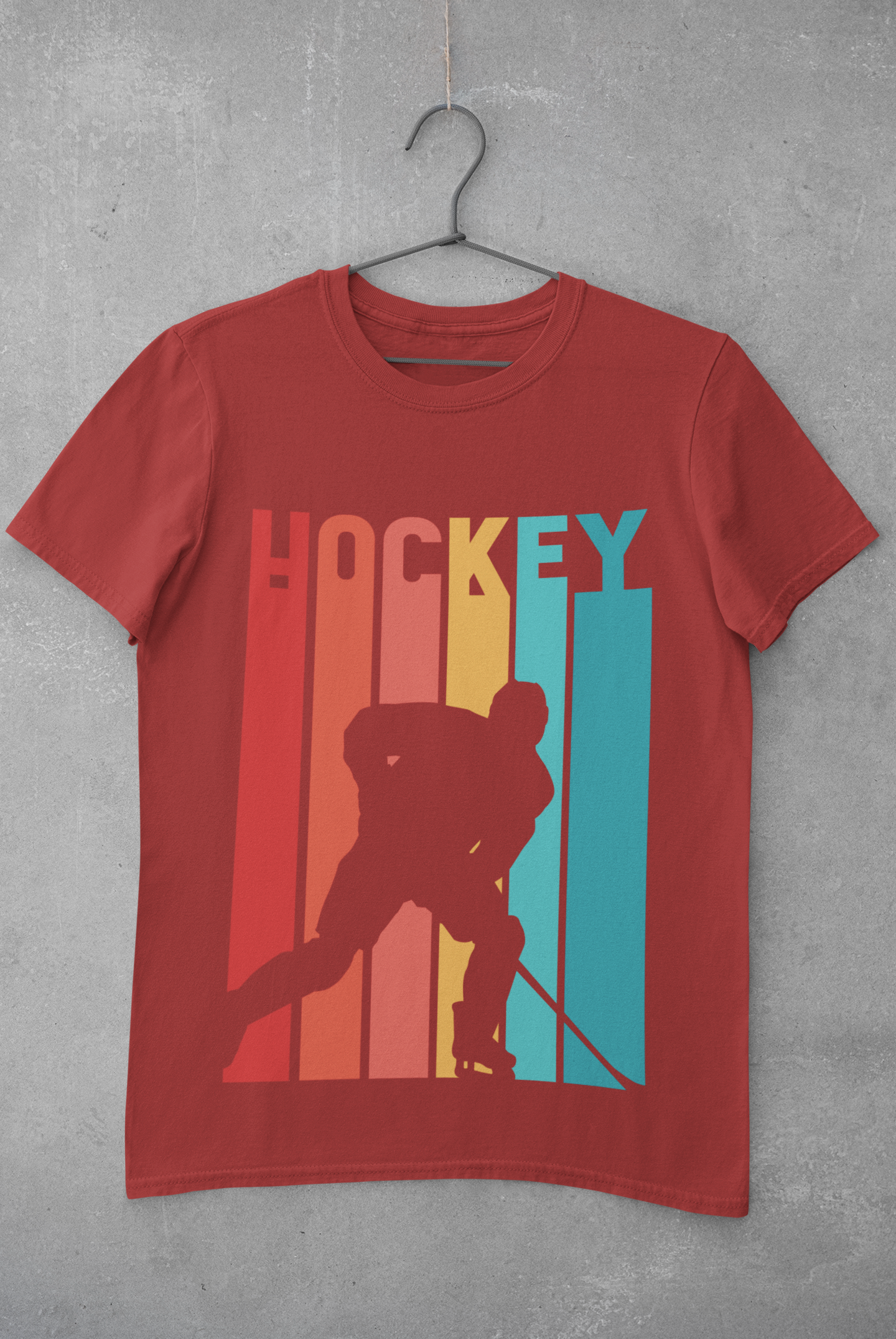 Hockey Mens Half Sleeves T-shirt- FunkyTeesClub