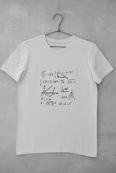 Math Formula Women Half Sleeves T-shirt- FunkyTeesClub