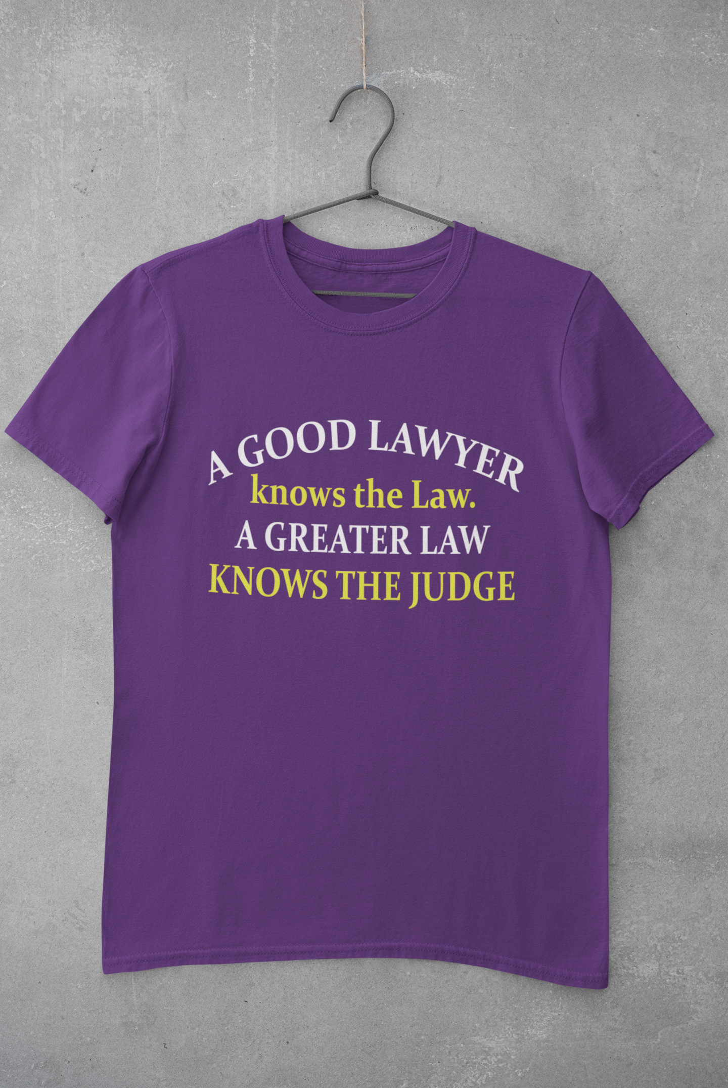 A Good Lawyer Knows The Law Women Half Sleeves T-shirt- FunkyTeesClub