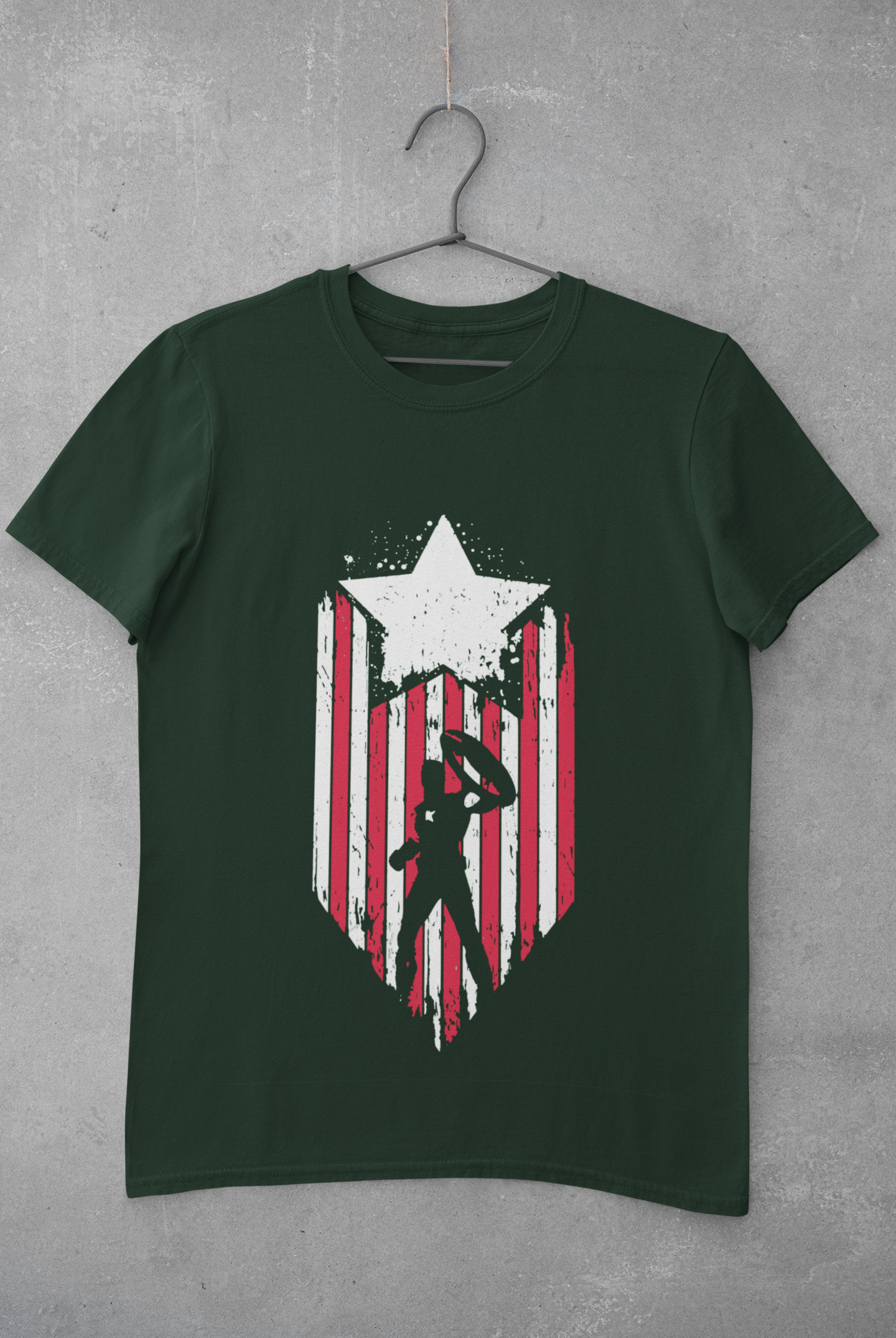 Captain America Web Series Mens Half Sleeves T-shirt- FunkyTeesClub