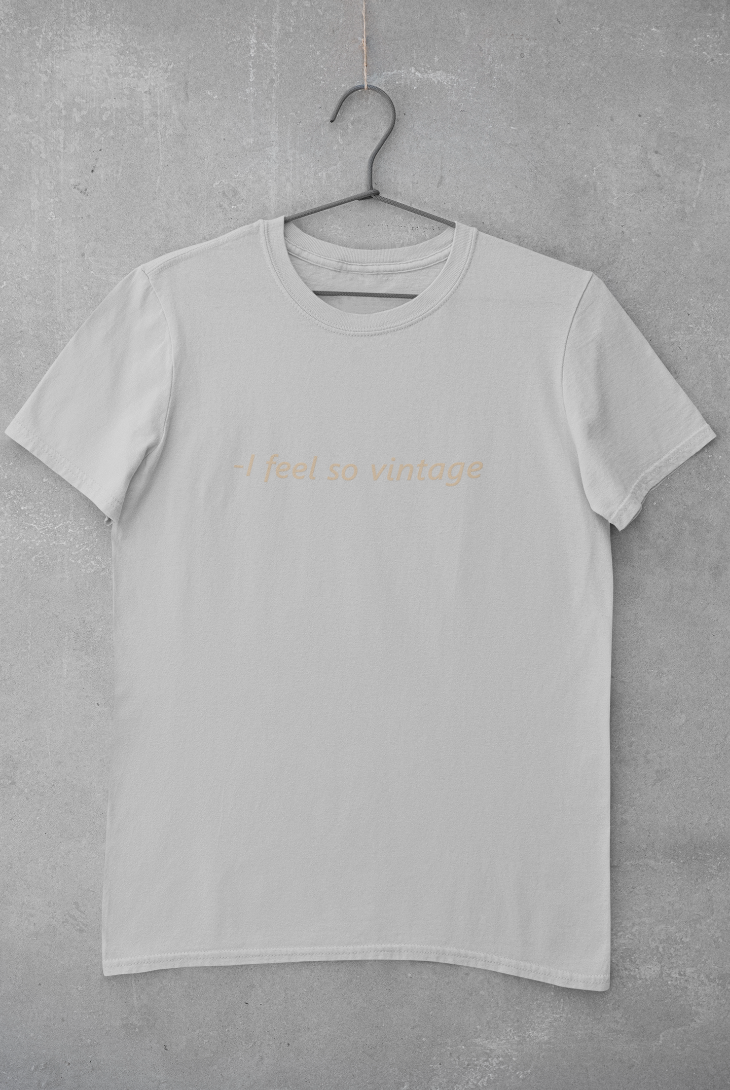 I feel Vintage Minimal Women Half Sleeves T-shirt- FunkyTeesClub