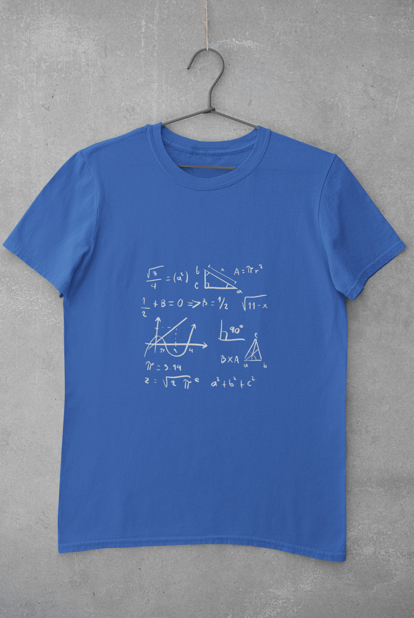 Math Formula Mens Half Sleeves T-shirt- FunkyTeesClub