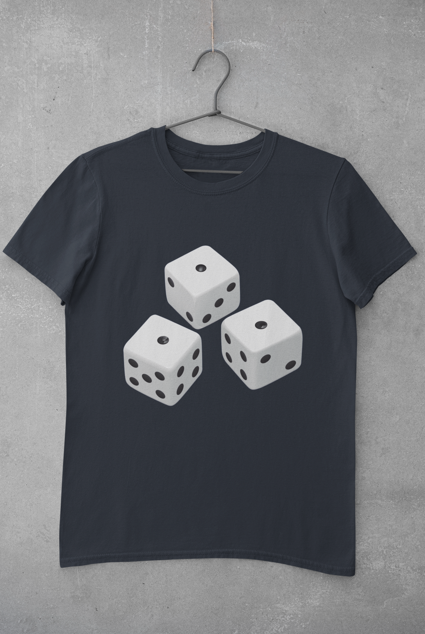 Dice Mens Half Sleeves T-shirt- FunkyTeesClub