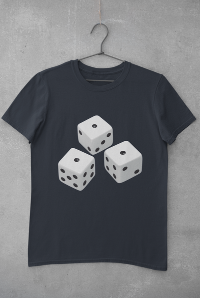 Dice Mens Half Sleeves T-shirt- FunkyTeesClub