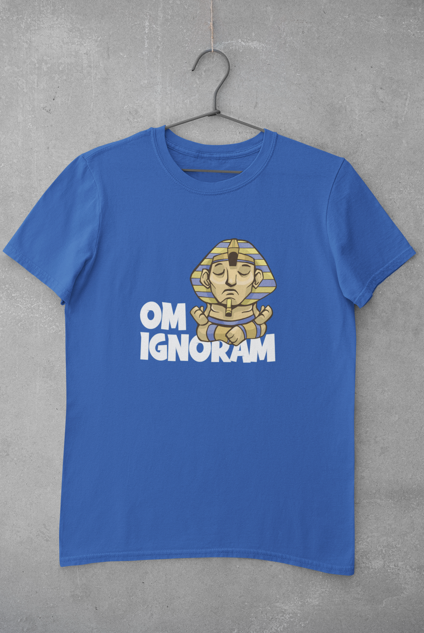 Om Ignoram Mens Half Sleeves T-shirt- FunkyTeesClub