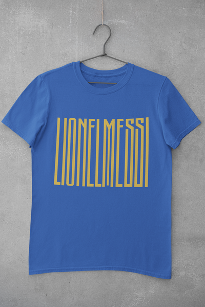 Messi Mens Half Sleeves T-shirt- FunkyTeesClub