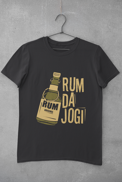 Rum Da Jogi Pub And Beer Women Half Sleeves T-shirt- FunkyTeesClub
