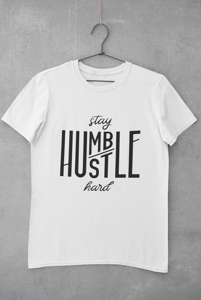 Stay Humble Mens Half Sleeves T-shirt- FunkyTeesClub