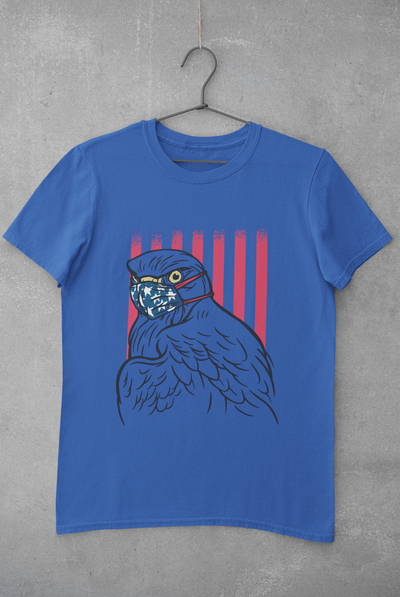 Eagle Women Half Sleeves T-shirt- FunkyTeesClub