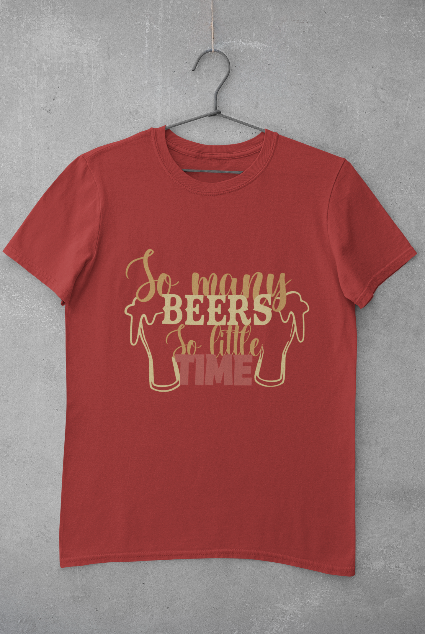 So Many Beers Women Half Sleeves T-shirt- FunkyTeesClub