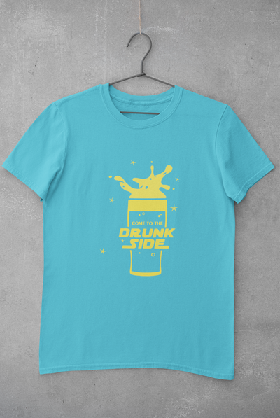 Drunk Mens Half Sleeves T-shirt- FunkyTeesClub