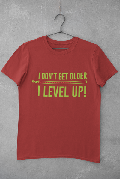 I Level Up Women Half Sleeves T-shirt- FunkyTeesClub