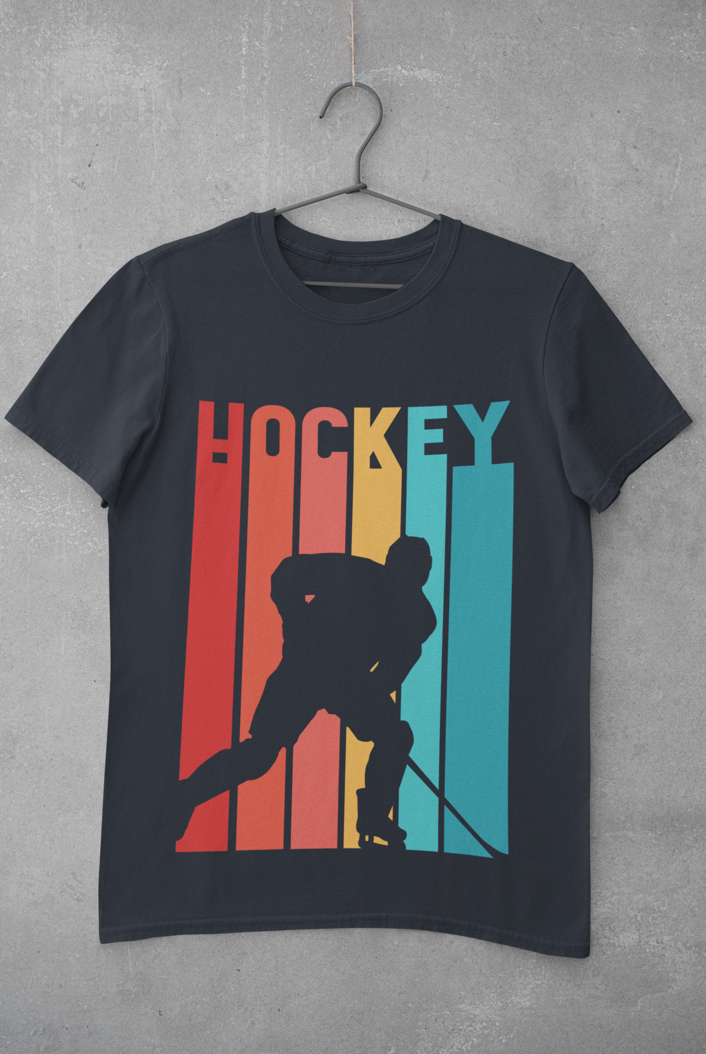 Hockey Mens Half Sleeves T-shirt- FunkyTeesClub
