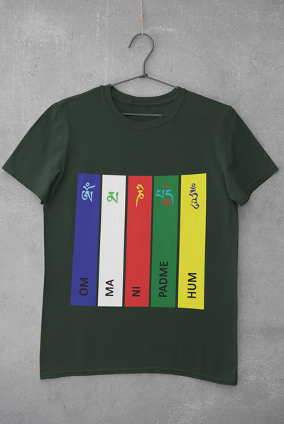 Ladakh Om Mani Padme Hum Women Half Sleeves T-shirt- FunkyTeesClub