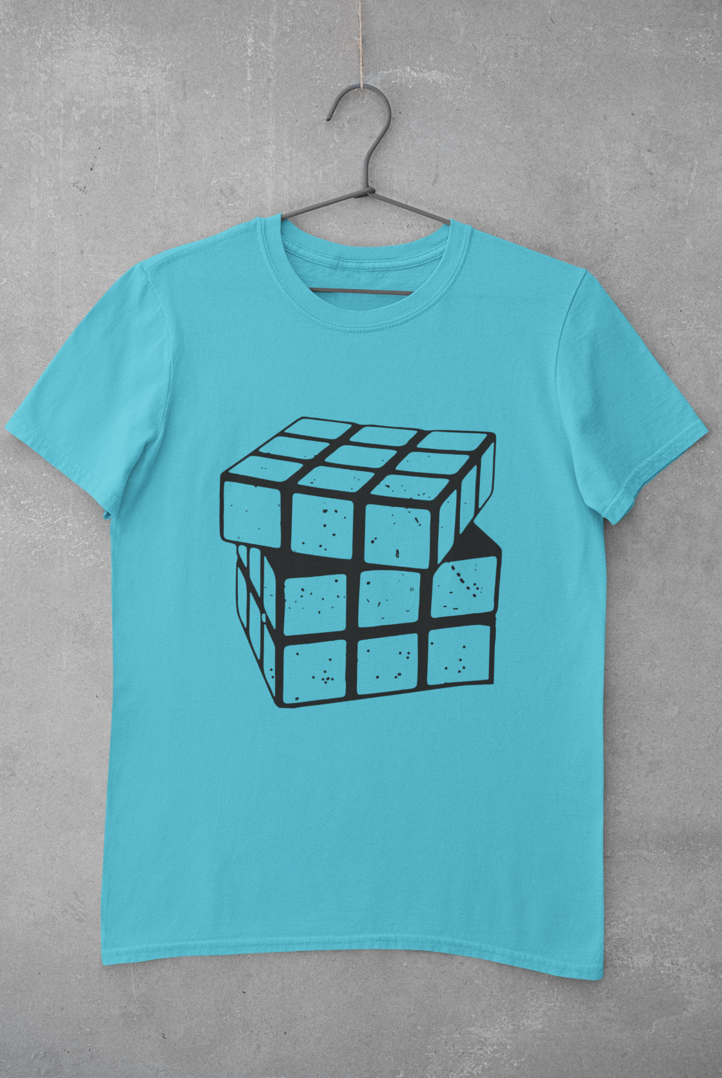 Rubic Women Half Sleeves T-shirt- FunkyTeesClub