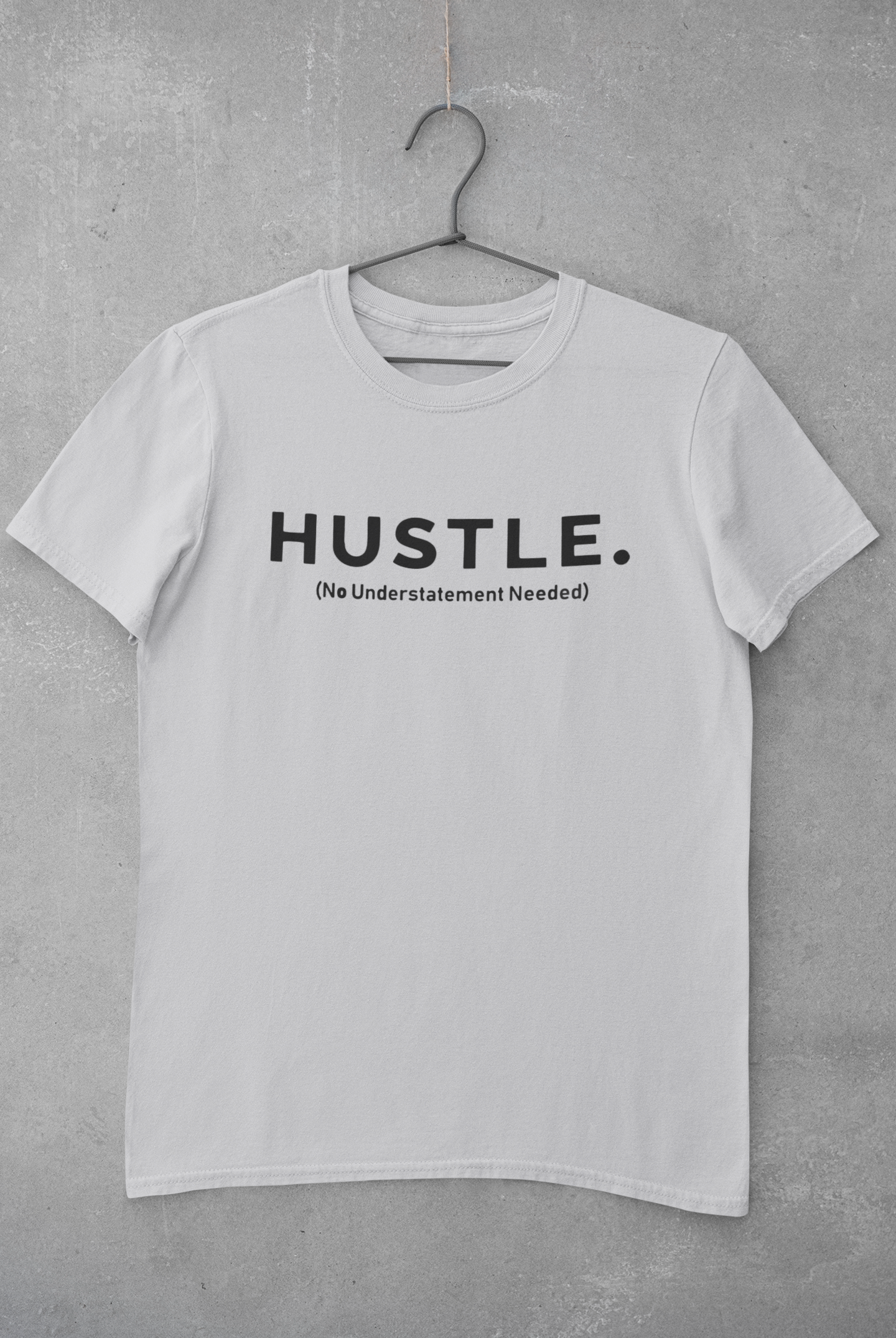 Hustle Mens Half Sleeves T-shirt- FunkyTeesClub