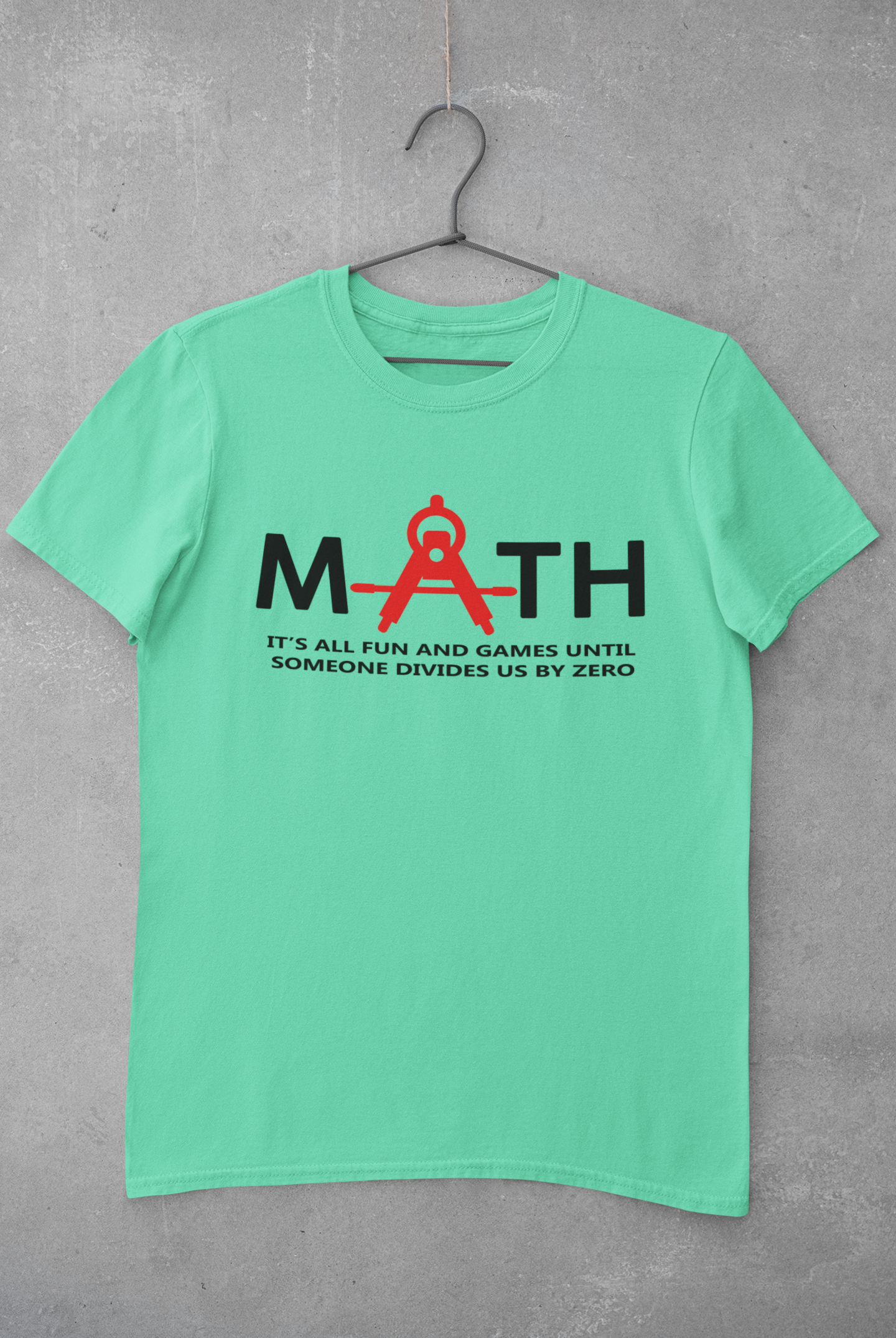 Math Teacher Mens Half Sleeves T-shirt- FunkyTeesClub