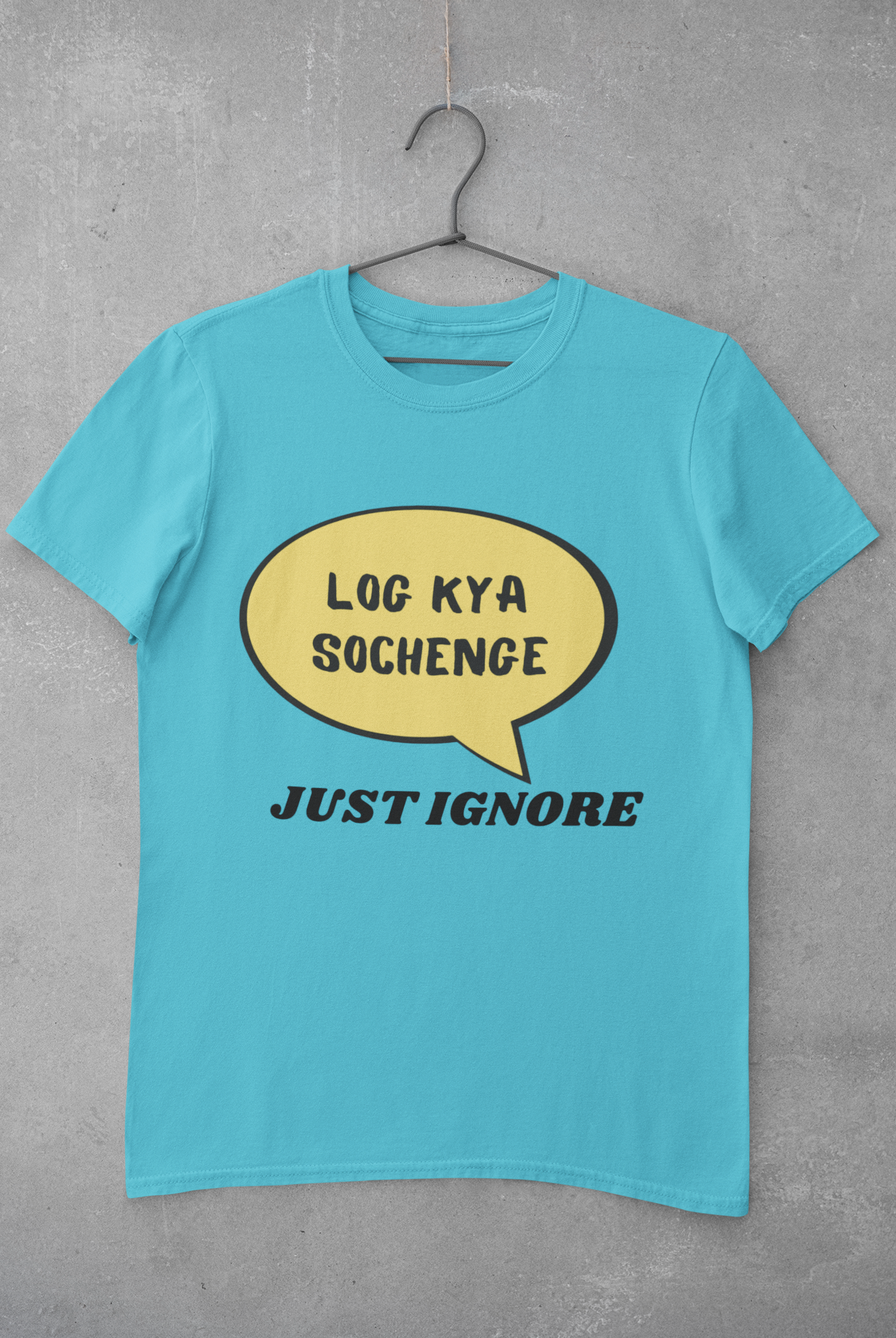 Log Kya Sochenge Mens Half Sleeves T-shirt- FunkyTeesClub