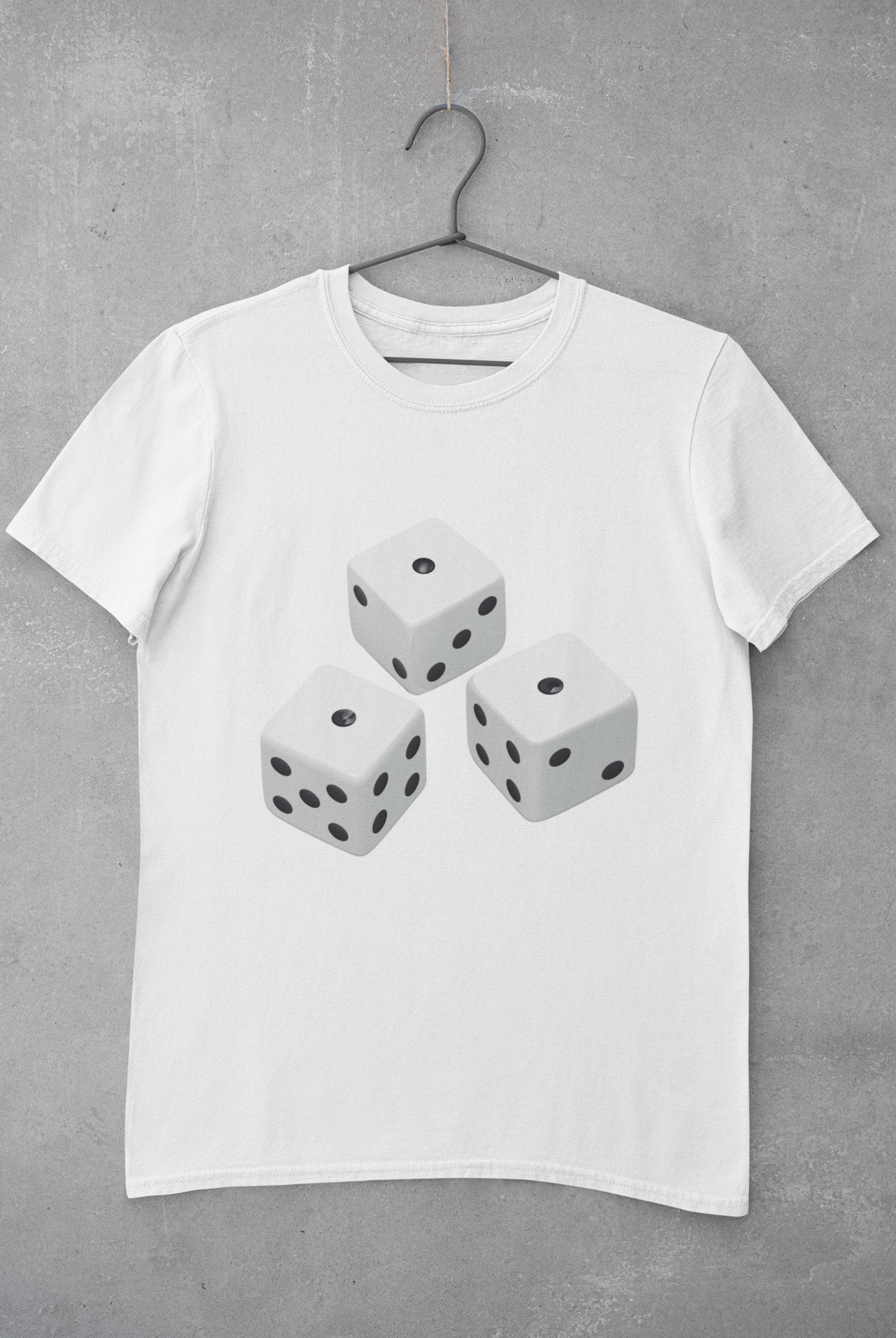 Dice Mens Half Sleeves T-shirt- FunkyTeesClub