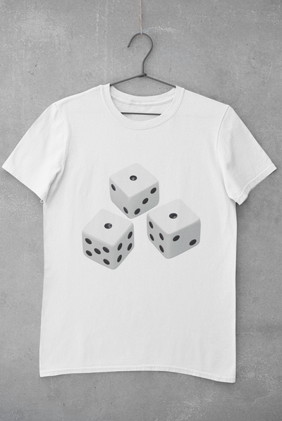 Dice Mens Half Sleeves T-shirt- FunkyTeesClub