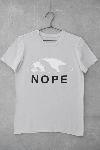Nope Mens Half Sleeves T-shirt- FunkyTeesClub