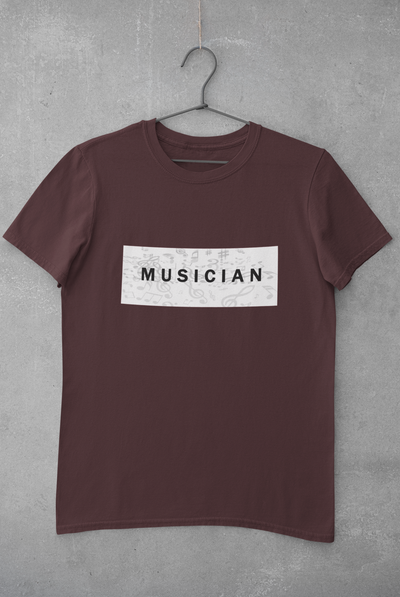 Musician Women Half Sleeves T-shirt- FunkyTeesClub