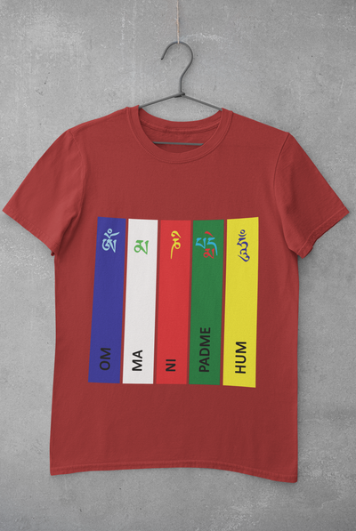Ladakh Om Mani Padme Hum Women Half Sleeves T-shirt- FunkyTeesClub