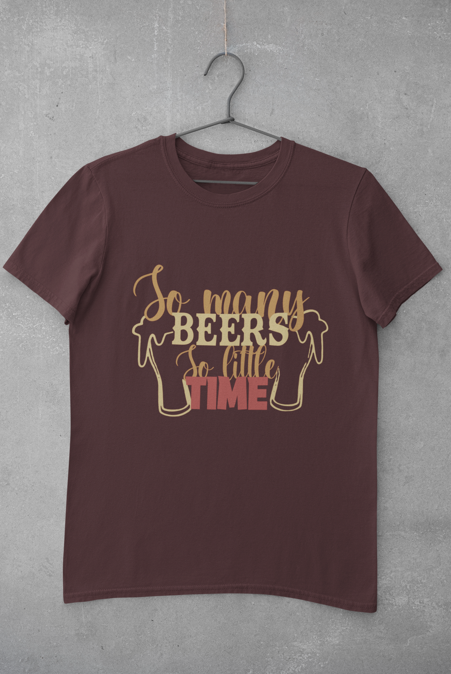 So Many Beers Women Half Sleeves T-shirt- FunkyTeesClub