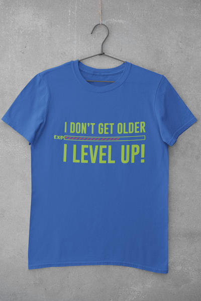 I Level Up Women Half Sleeves T-shirt- FunkyTeesClub