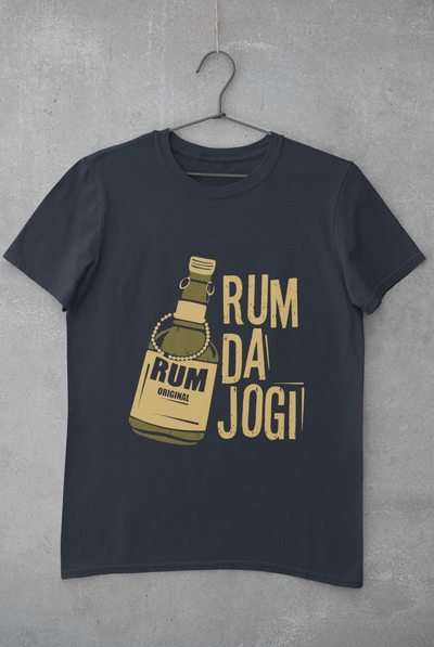 Rum Da Jogi Pub And Beer Women Half Sleeves T-shirt- FunkyTeesClub