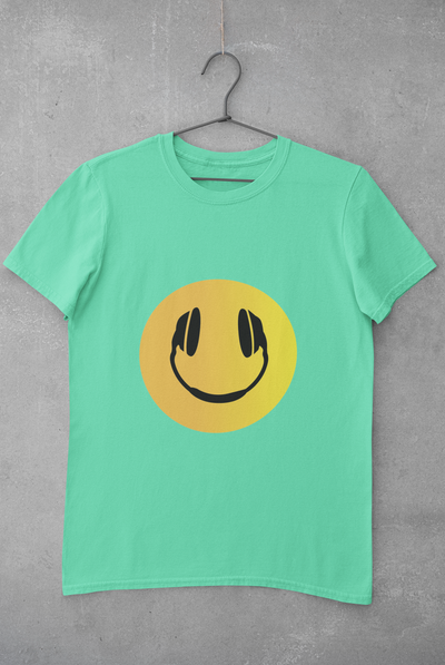 Headphones Love Mens Half Sleeves T-shirt- FunkyTeesClub