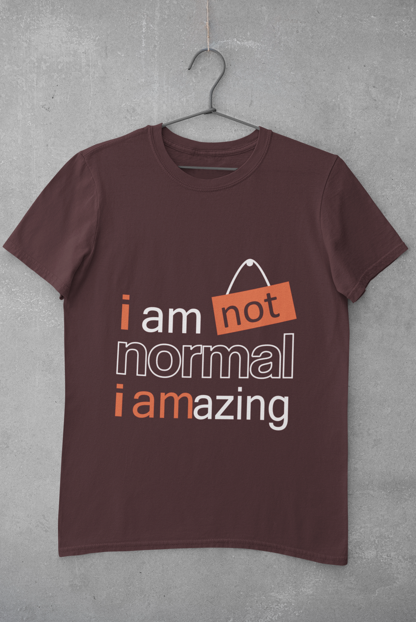 Not Normal Women Half Sleeves T-shirt- FunkyTeesClub