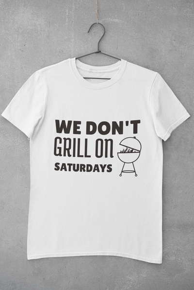 Grill Quote Mens Half Sleeves T-shirt- FunkyTeesClub