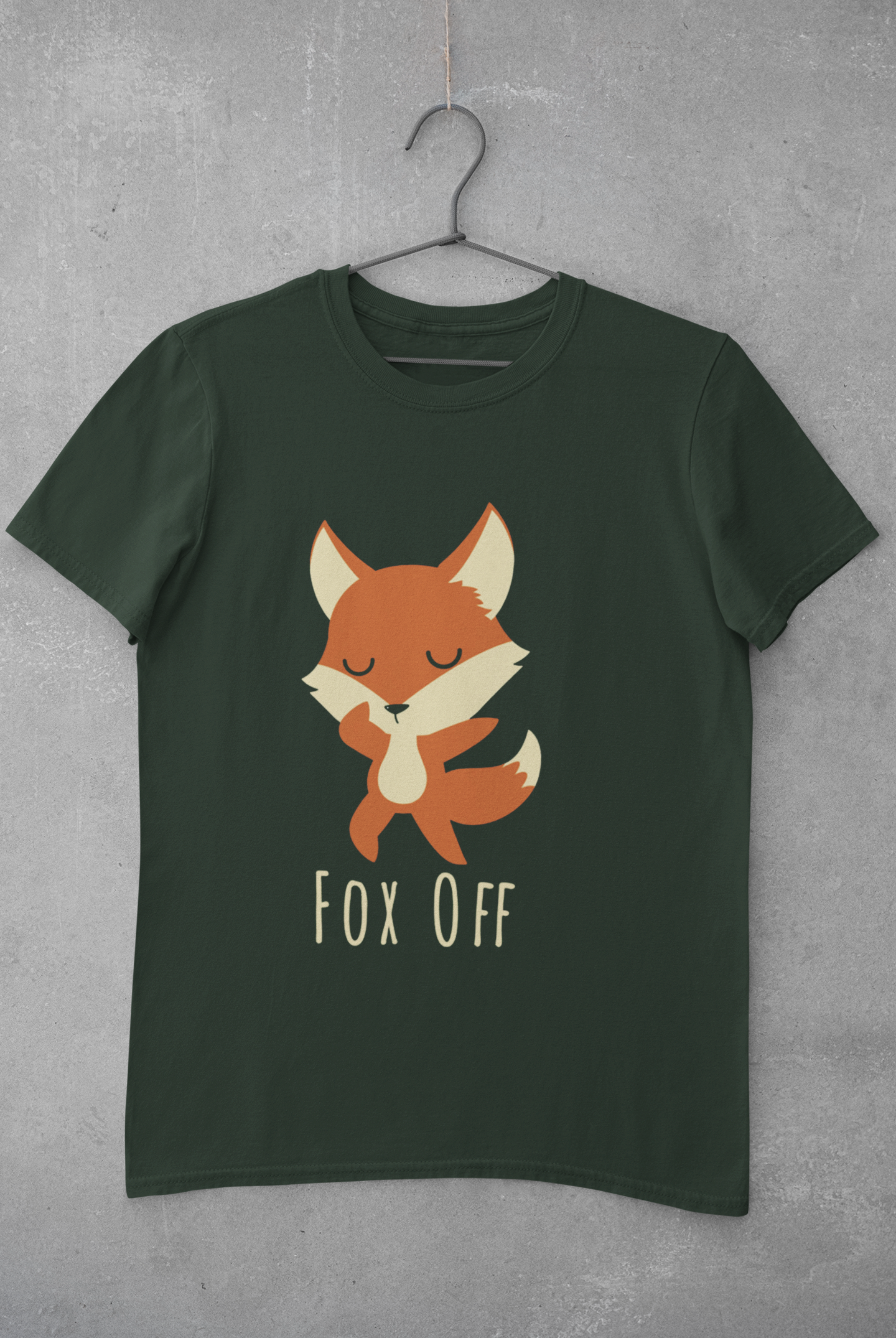 Fox Off Women Half Sleeves T-shirt- FunkyTeesClub