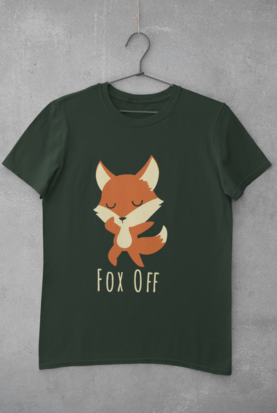 Fox Off Women Half Sleeves T-shirt- FunkyTeesClub