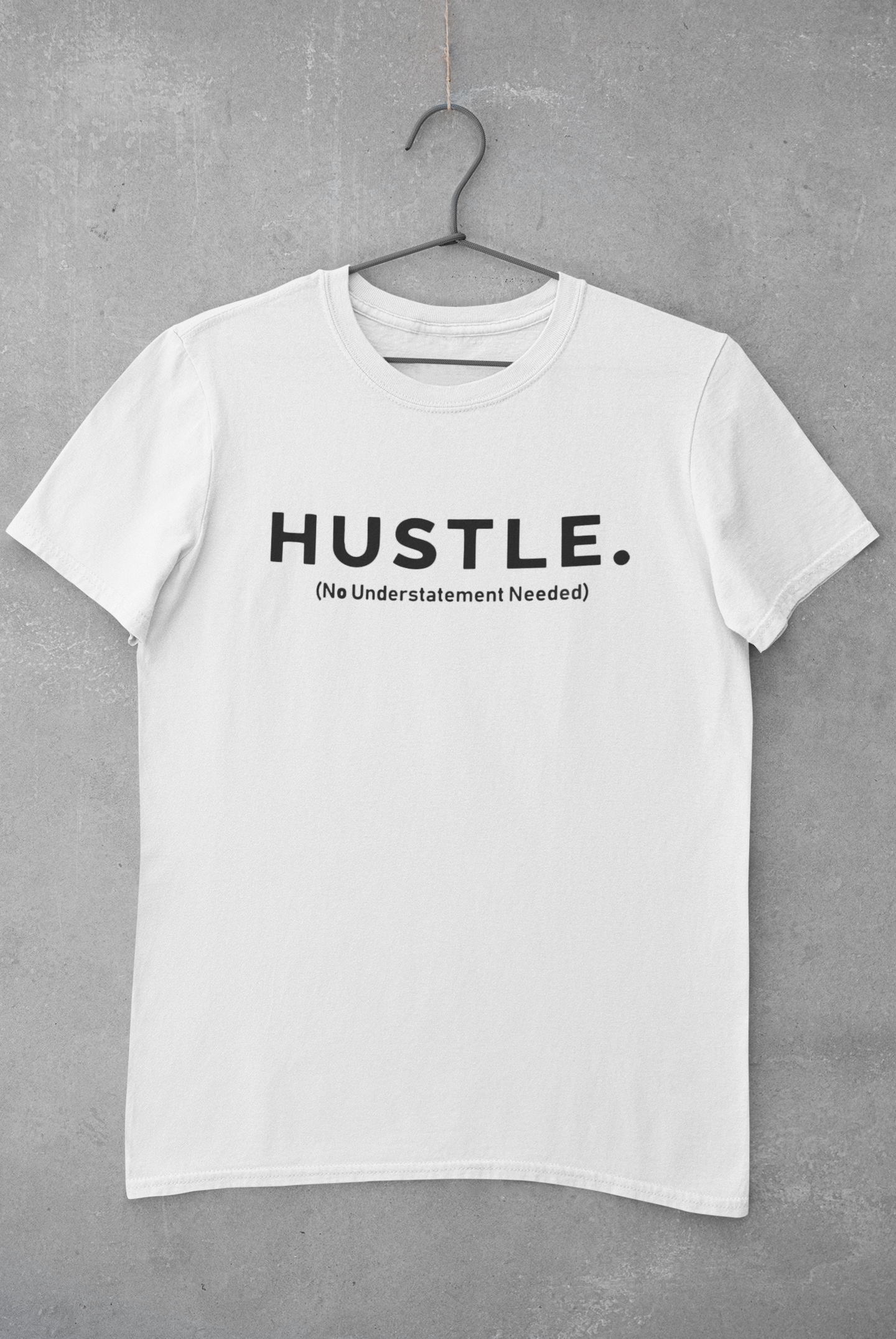Hustle Women Half Sleeves T-shirt- FunkyTeesClub