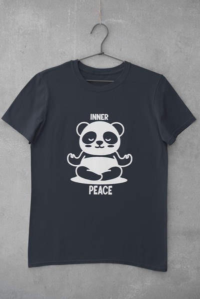 Inner Peace Mens Half Sleeves T-shirt- FunkyTeesClub