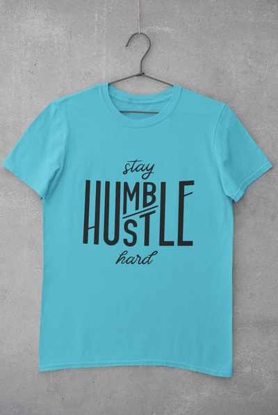 Stay Humble Mens Half Sleeves T-shirt- FunkyTeesClub