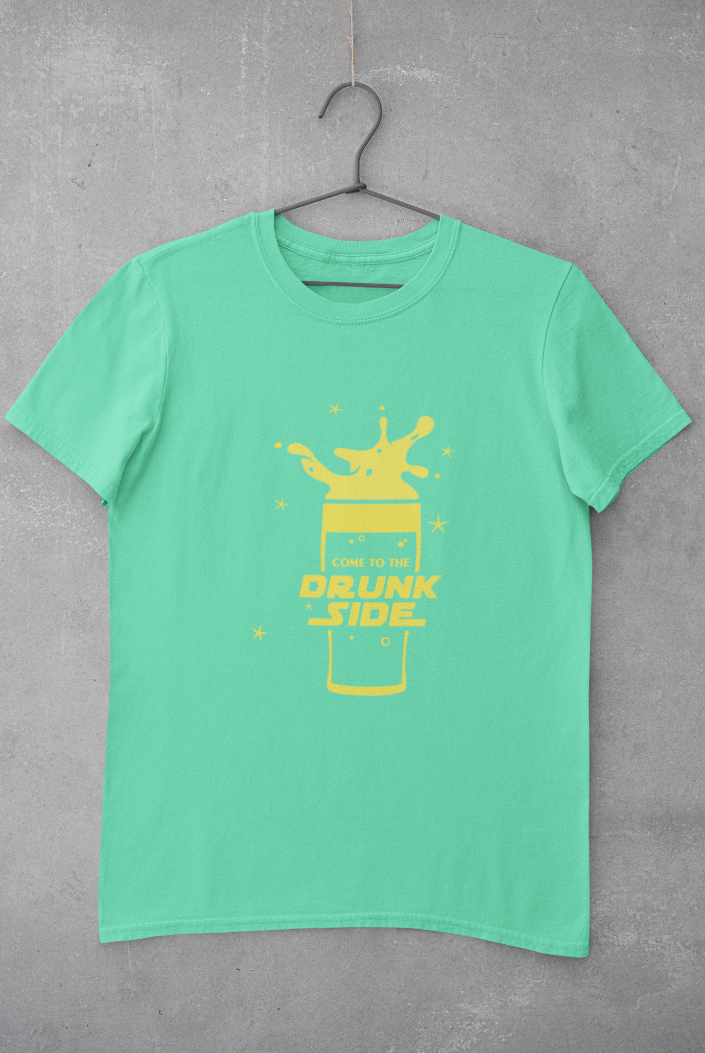 Drunk Women Half Sleeves T-shirt- FunkyTeesClub