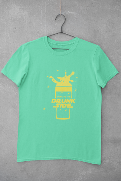 Drunk Women Half Sleeves T-shirt- FunkyTeesClub