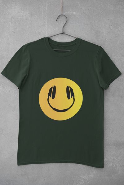 Headphones Love Mens Half Sleeves T-shirt- FunkyTeesClub