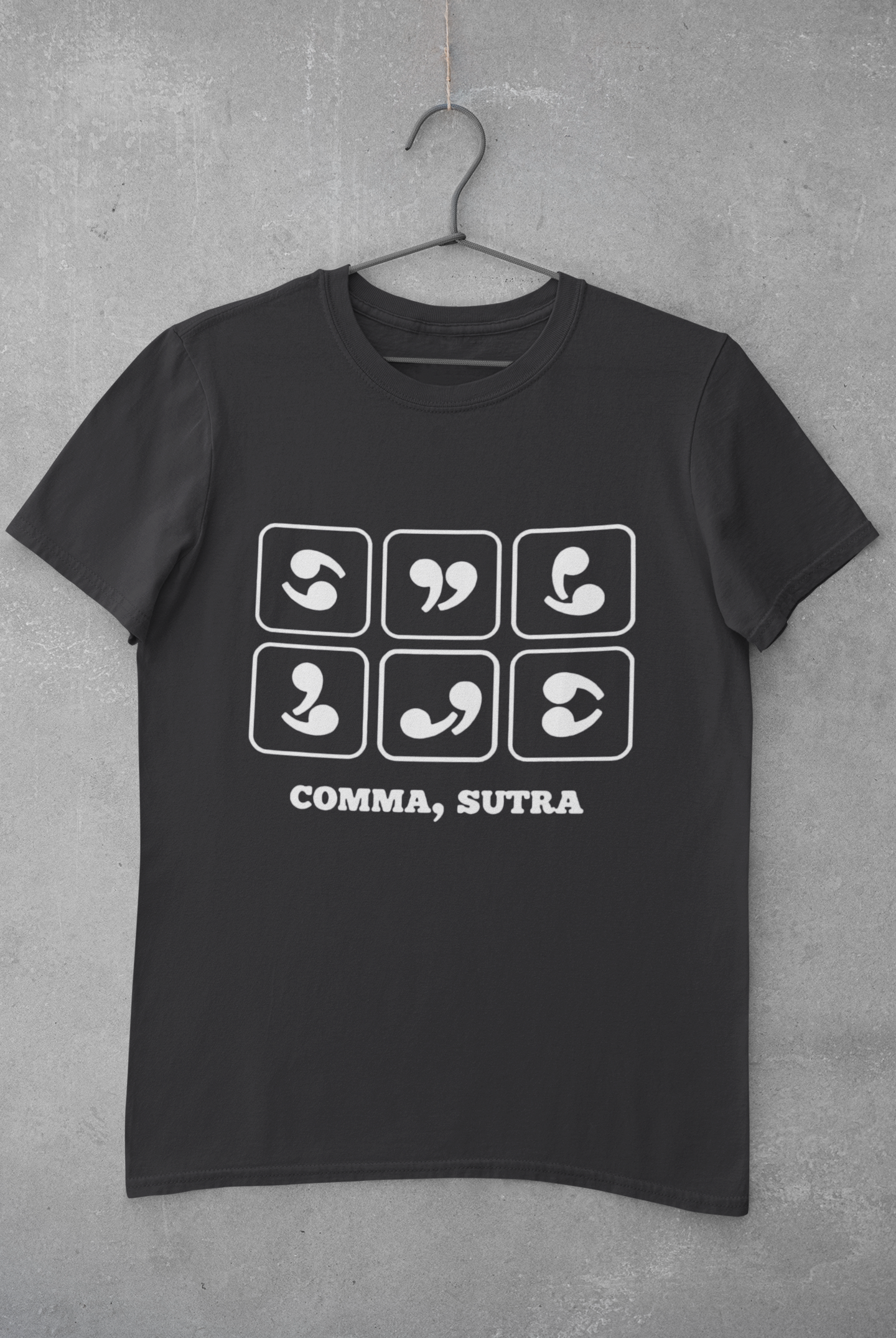 Comma Sutra Women Half Sleeves T-shirt- FunkyTeesClub