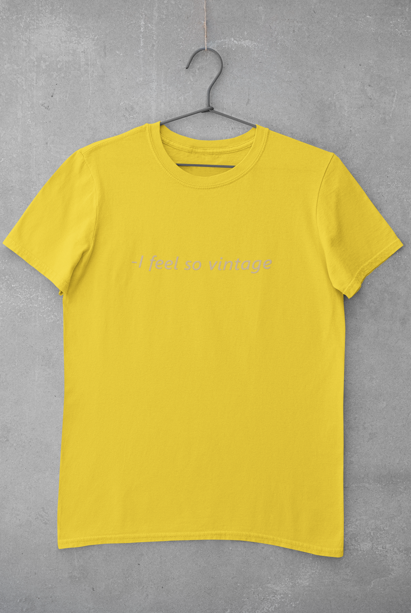 I feel Vintage Minimal Mens Half Sleeves T-shirt- FunkyTeesClub