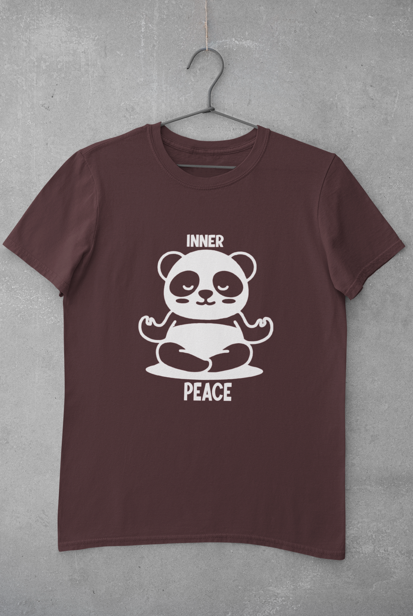 Inner Peace Mens Half Sleeves T-shirt- FunkyTeesClub