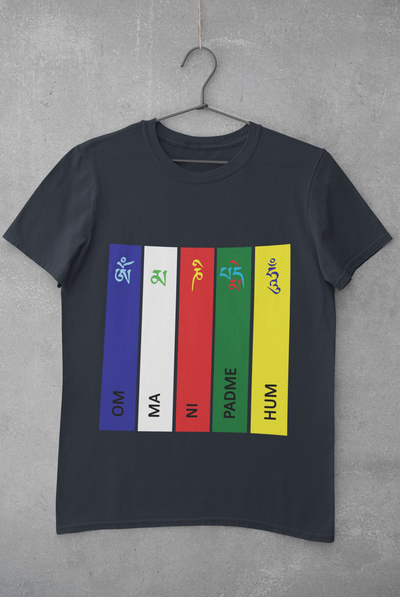 Ladakh Om Mani Padme Hum Women Half Sleeves T-shirt- FunkyTeesClub